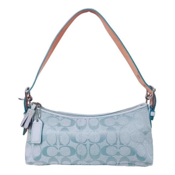 Coach Handbags - COACH Y2K VINTAGE | Signature Hampton Demi Baguette Shoulder Bag